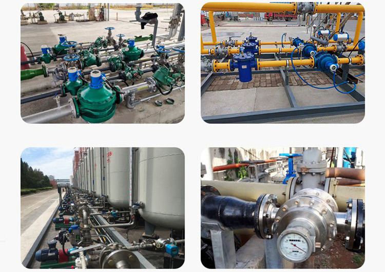 不銹鋼橢圓齒輪流量計現(xiàn)場安裝使用圖